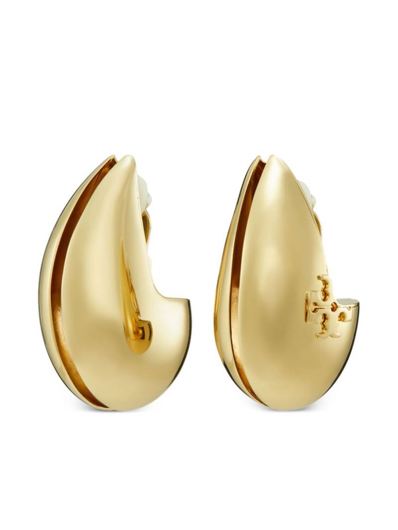 Tory Burch Wave clip-on earrings - Gold von Tory Burch