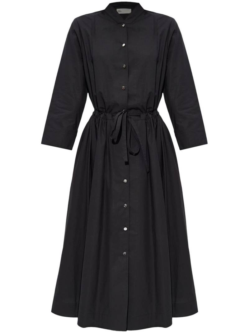 Tory Burch belted cotton shirt dress - Black von Tory Burch