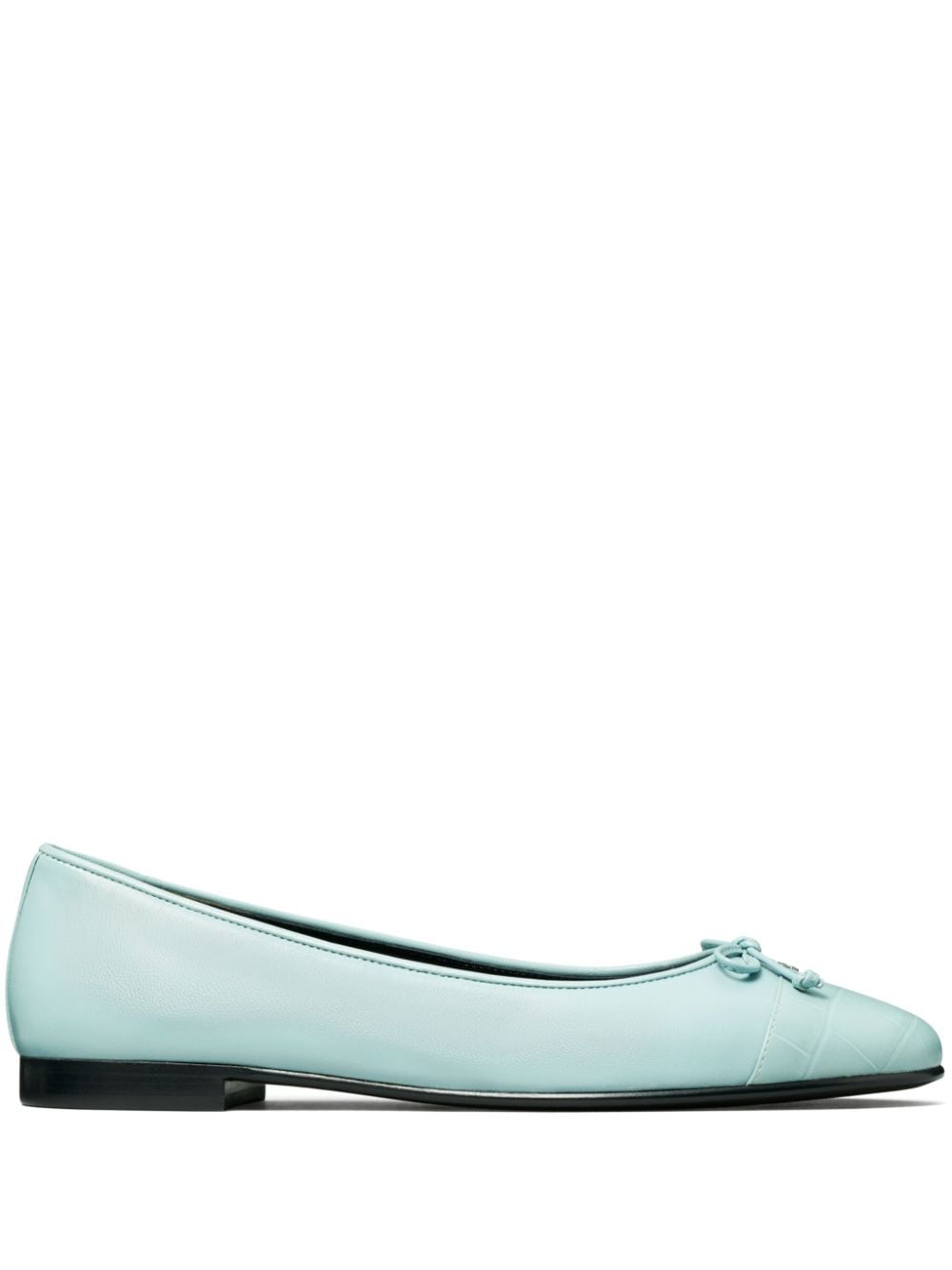 Tory Burch cap-toe ballerina shoes - Blue von Tory Burch