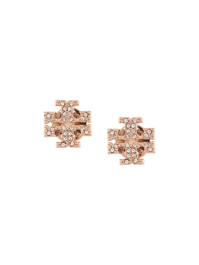 Tory Burch Kira pavé stud earrings - Gold von Tory Burch