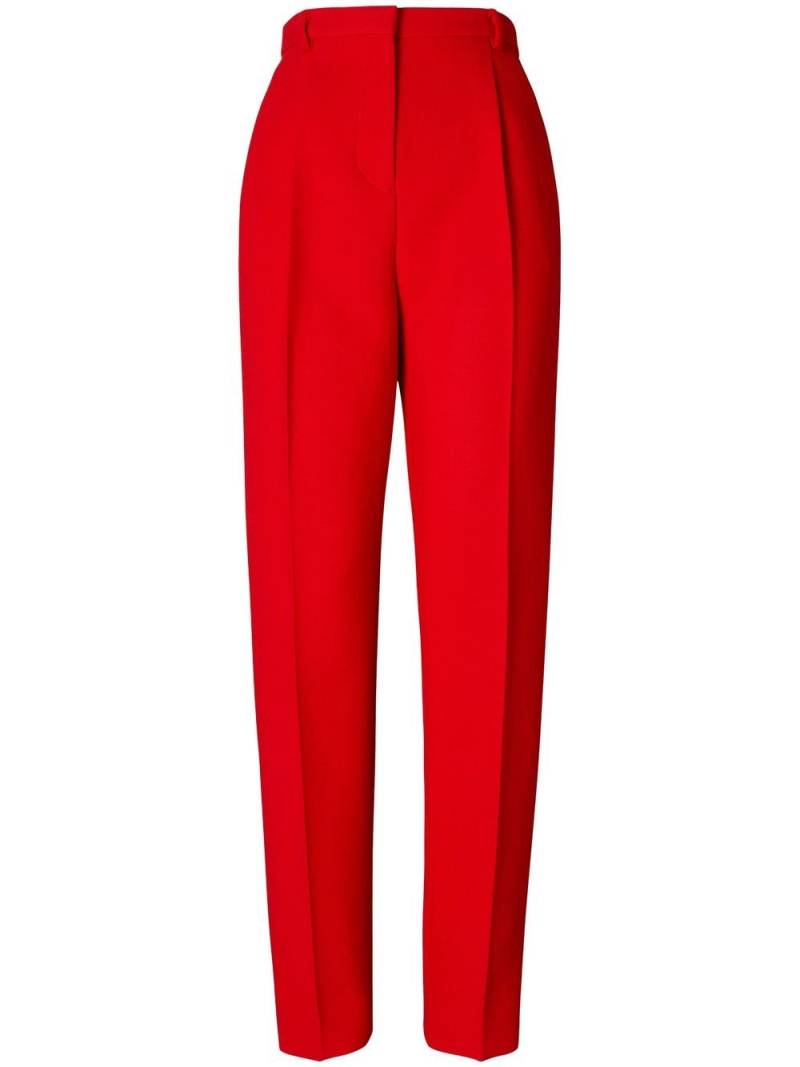 Tory Burch double-faced wool trousers - Red von Tory Burch