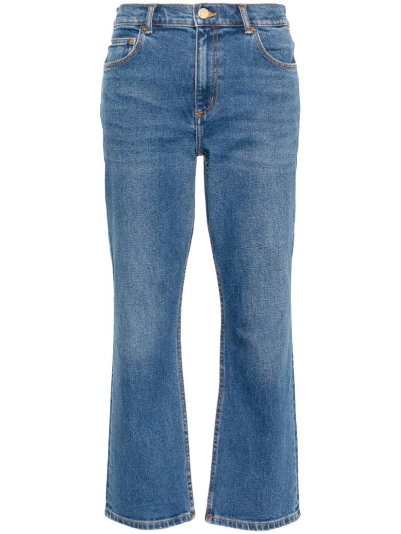 Tory Burch cropped flared jeans - Blue von Tory Burch