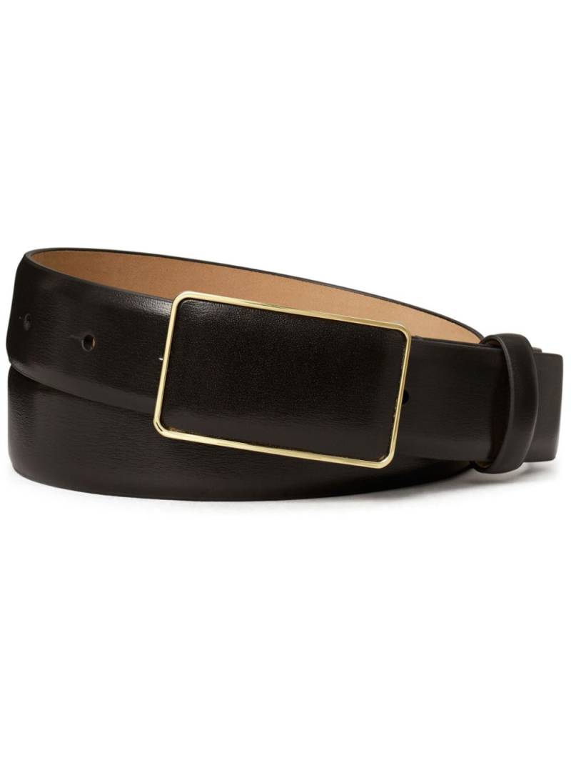 Tory Burch leather buckle belt - Black von Tory Burch