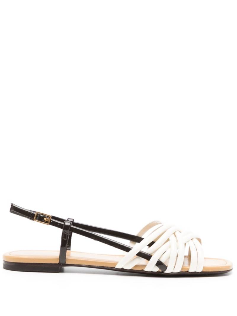 Tory Burch leather slingback sandals - Neutrals von Tory Burch