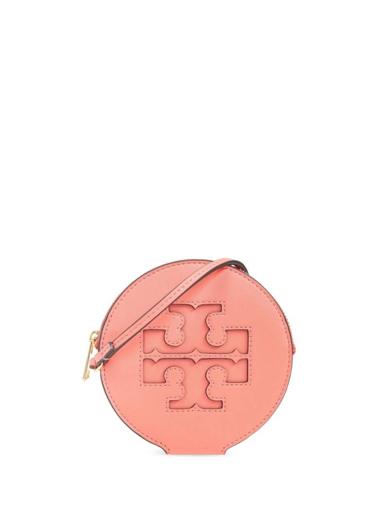 Tory Burch logo-cut card holder - Pink von Tory Burch