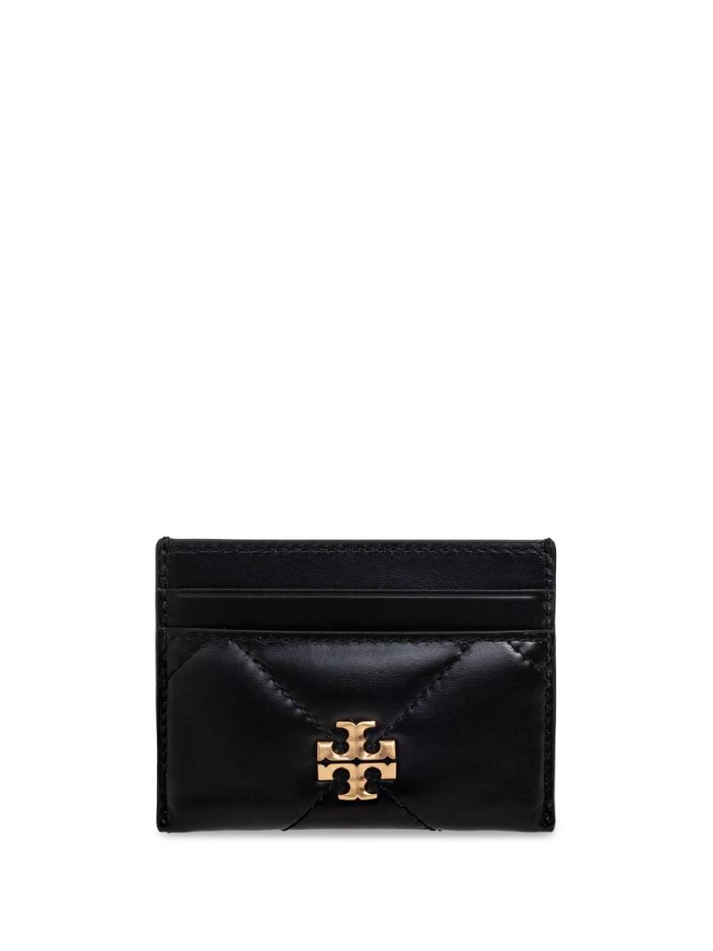 Tory Burch logo-plaque card holder - Black von Tory Burch