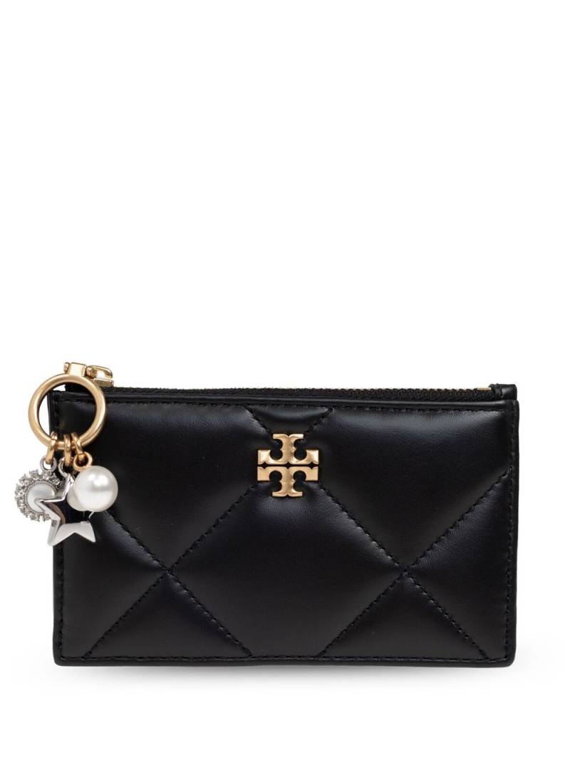 Tory Burch logo-plaque purse - Black von Tory Burch