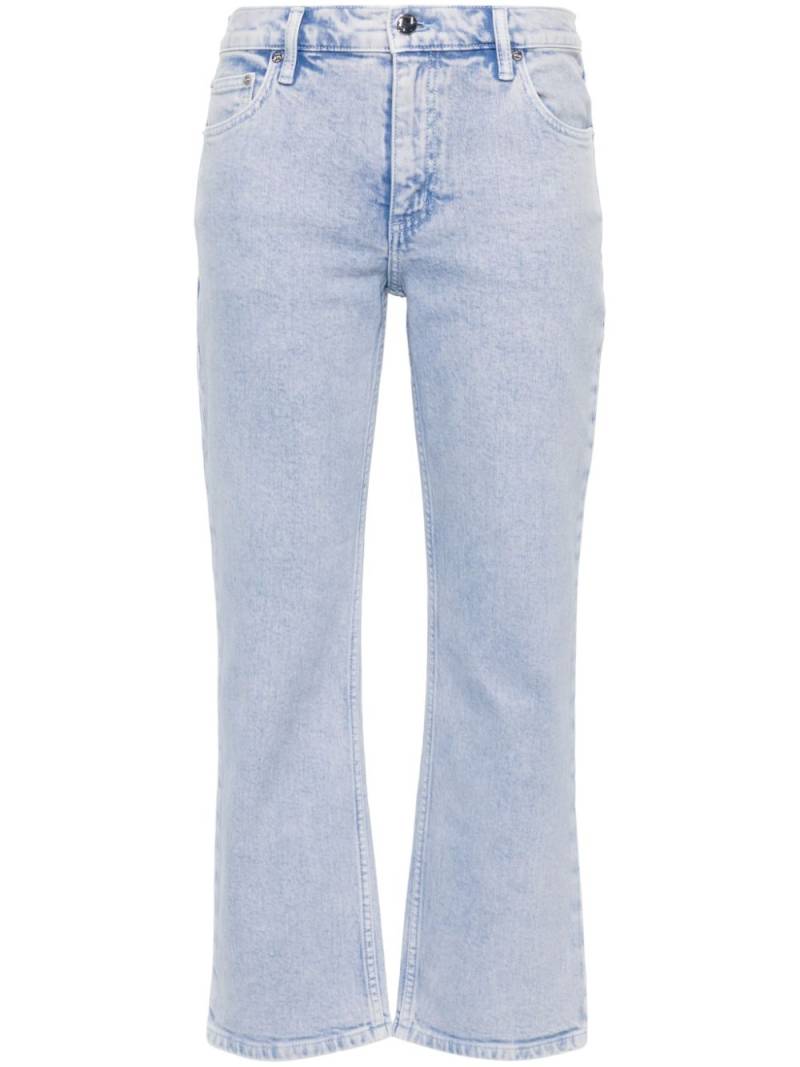 Tory Burch mid-rise cropped jeans - Blue von Tory Burch