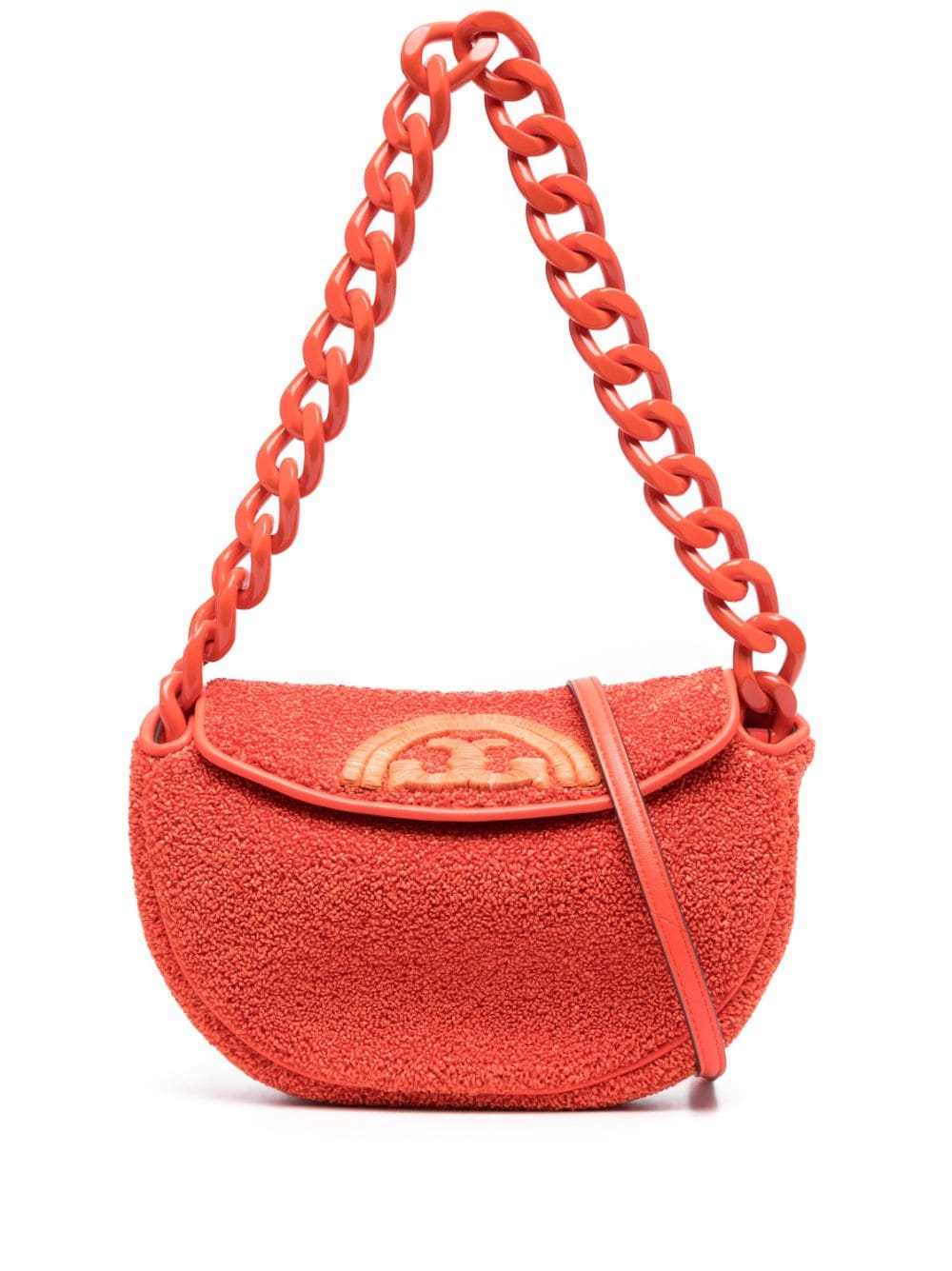 Tory Burch mini Fleming Soft shoulder bag - Orange von Tory Burch