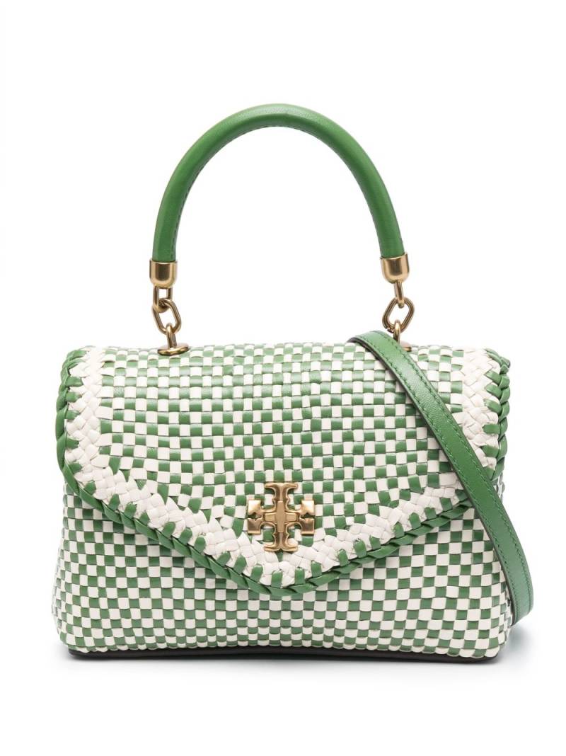 Tory Burch mini Kira woven tote bag - Neutrals von Tory Burch