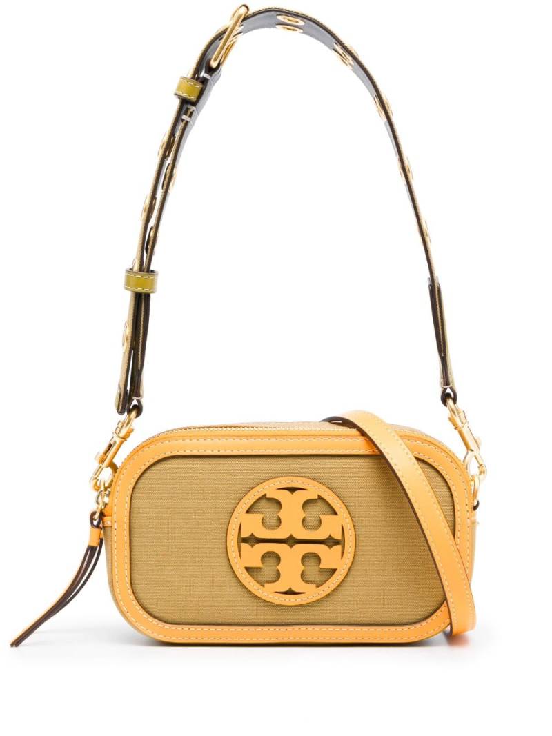 Tory Burch mini Miller canvas crossbody bag - Orange von Tory Burch