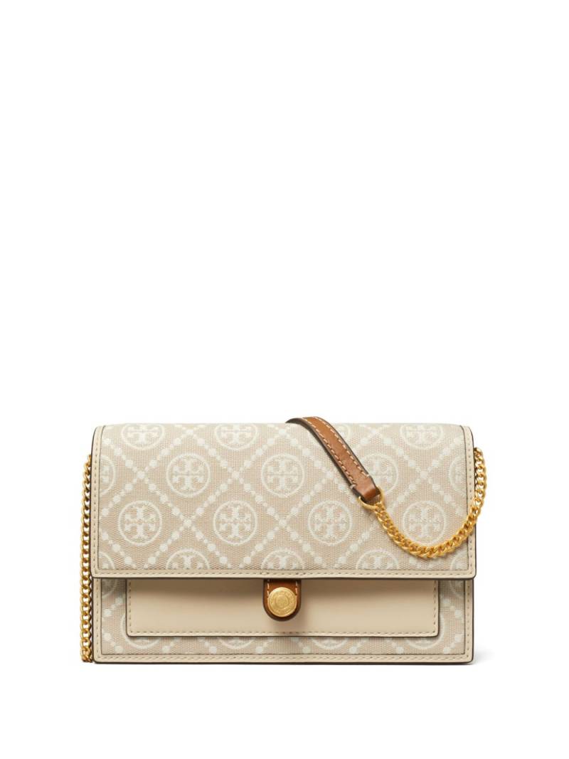 Tory Burch monogram-jacquard mini bag - Neutrals von Tory Burch