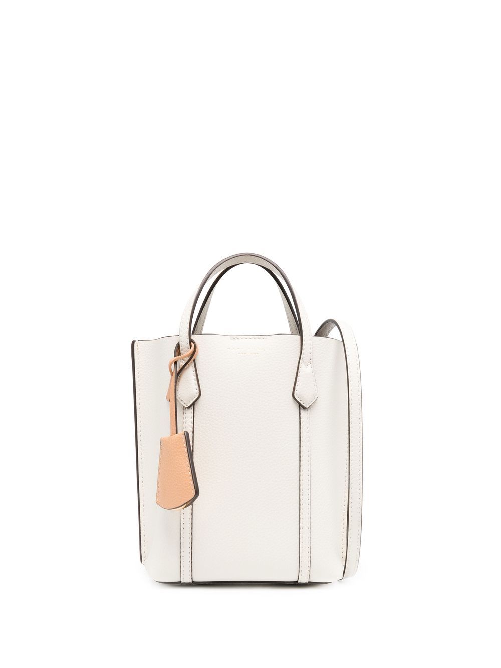 Tory Burch pebbled-leather tote bag - Neutrals von Tory Burch