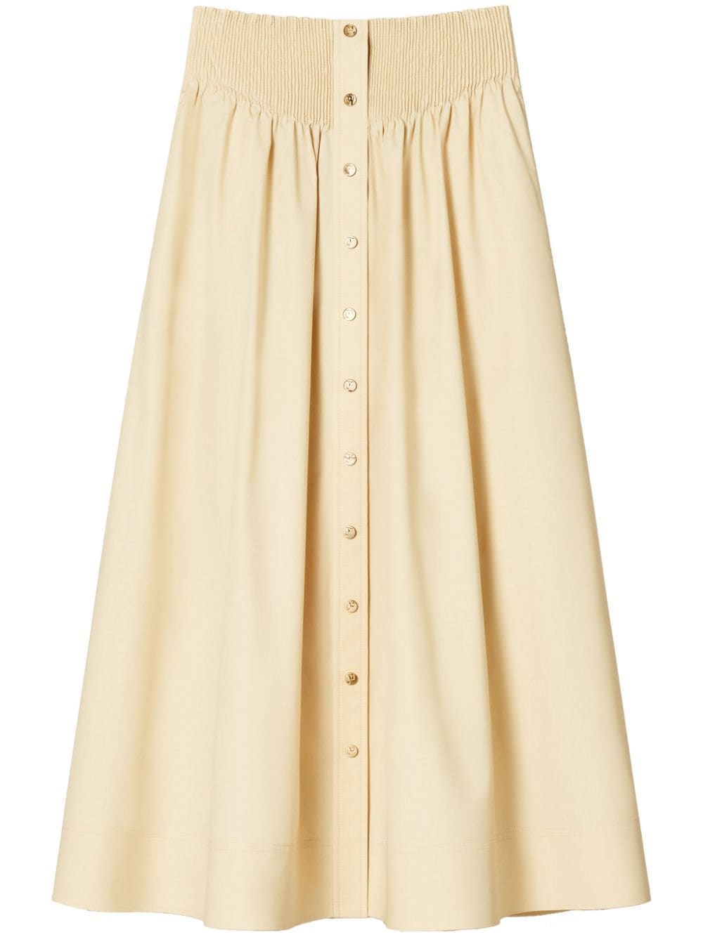 Tory Burch poplin midi skirt - Neutrals von Tory Burch