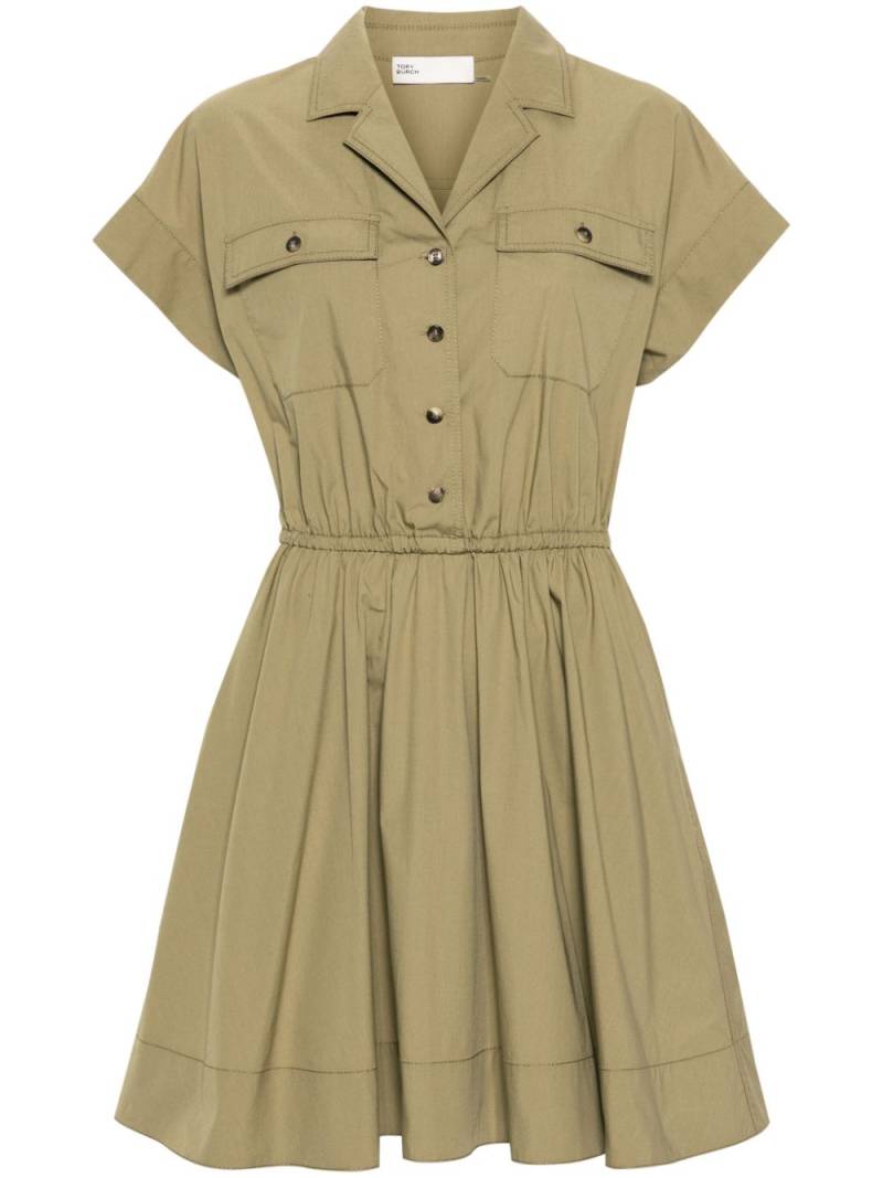 Tory Burch poplin shirt dress - Green von Tory Burch