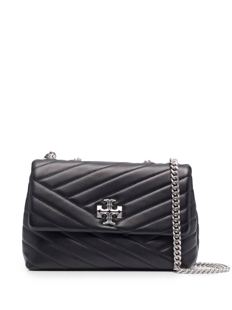 Tory Burch small Kira Chevron convertible shoulder bag - Black von Tory Burch