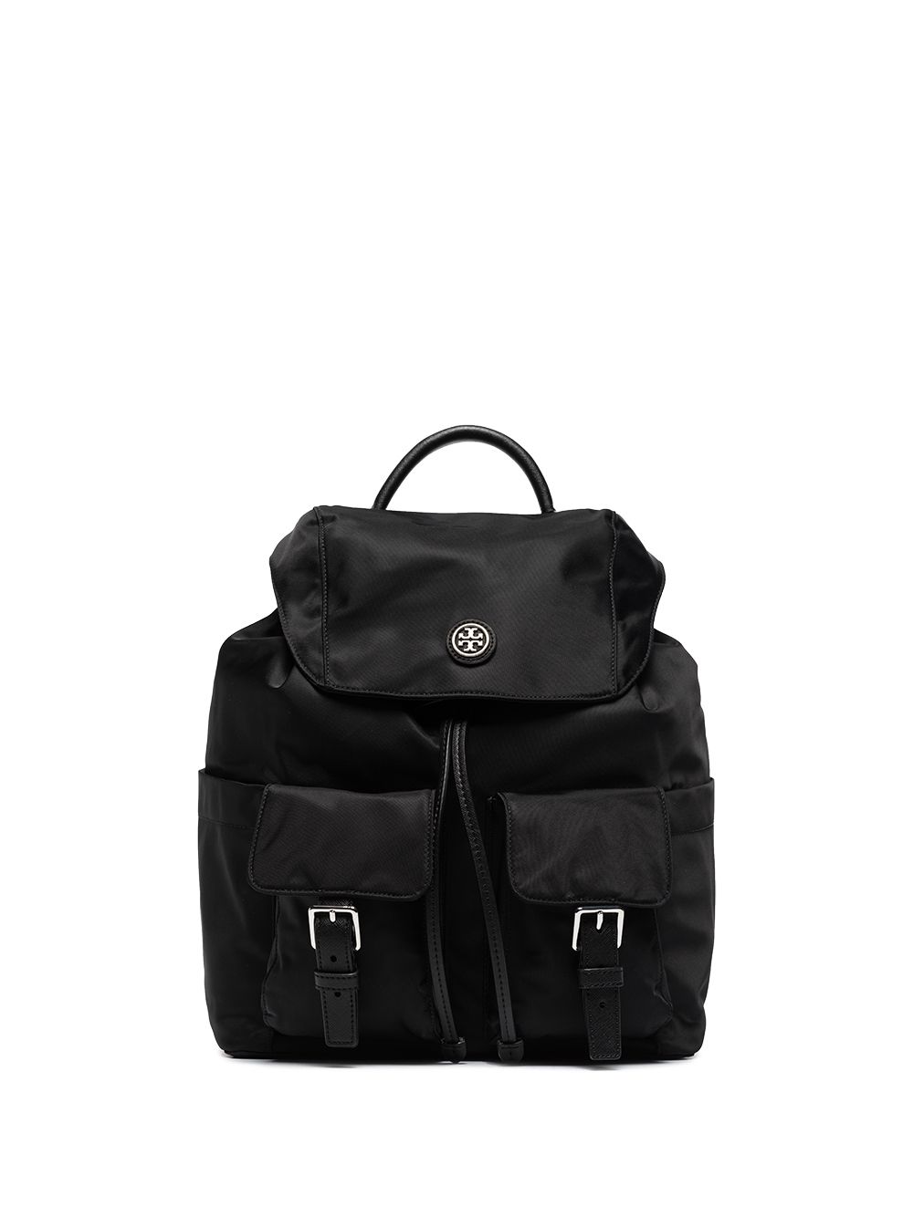 Tory Burch recycled nylon flap backpack - Black von Tory Burch