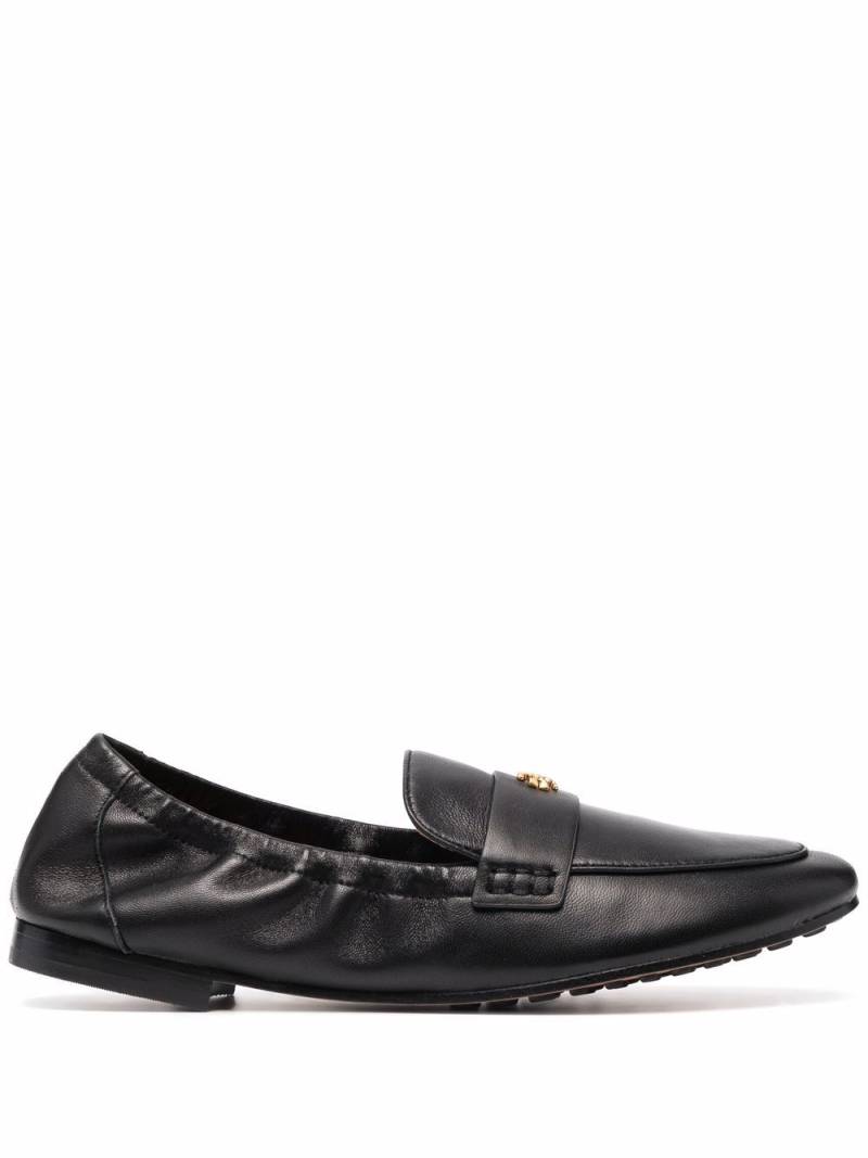 Tory Burch Ballet leather loafers - Black von Tory Burch