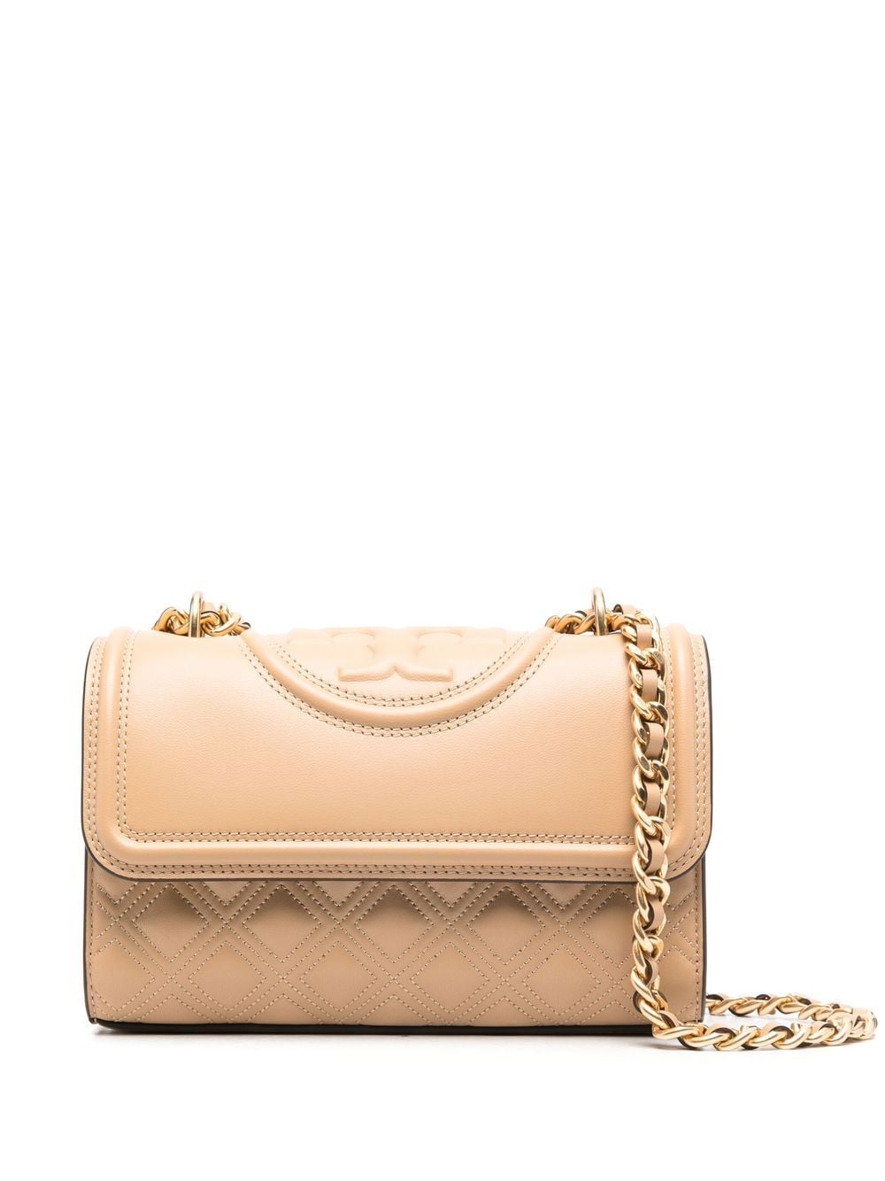 Tory Burch small Fleming crossbody bag - Neutrals von Tory Burch