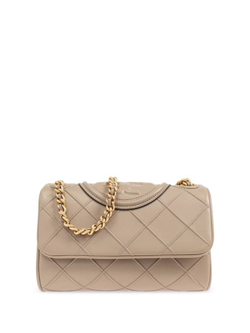 Tory Burch small Fleming diamond-quilted shoulder bag - Neutrals von Tory Burch