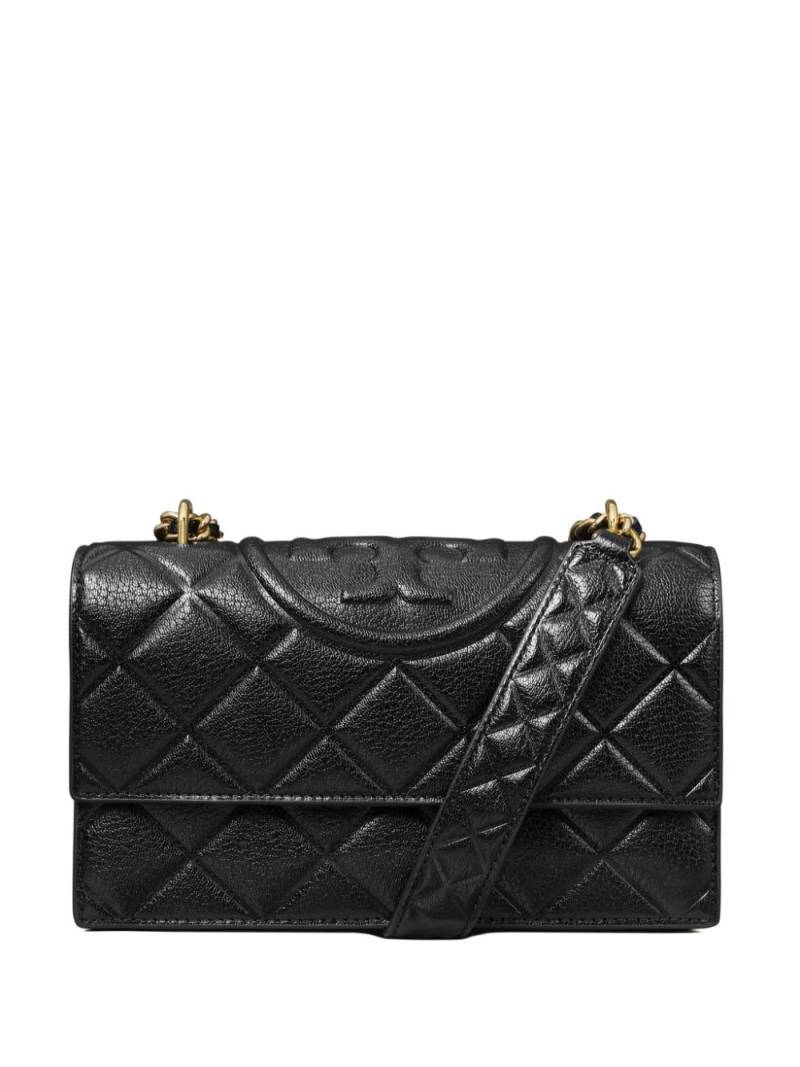 Tory Burch small Fleming shoulder bag - Black von Tory Burch