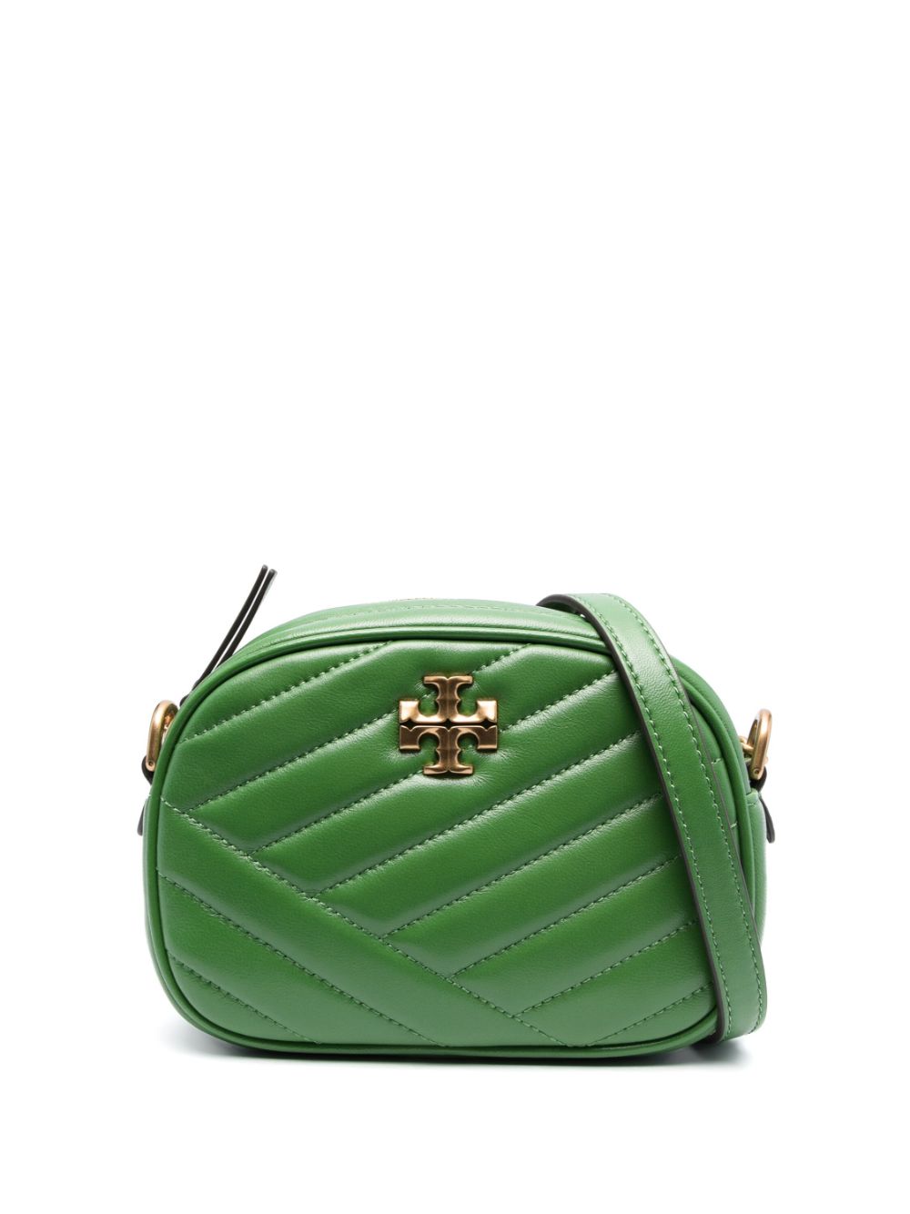 Tory Burch small Kira chevron crossbody bag - Green von Tory Burch