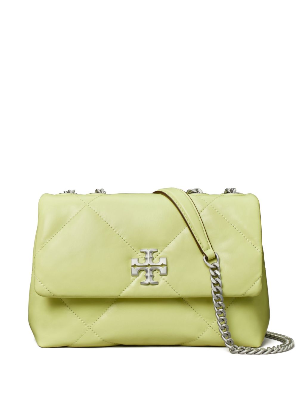 Tory Burch small Kira quilted shoulder bag - Green von Tory Burch