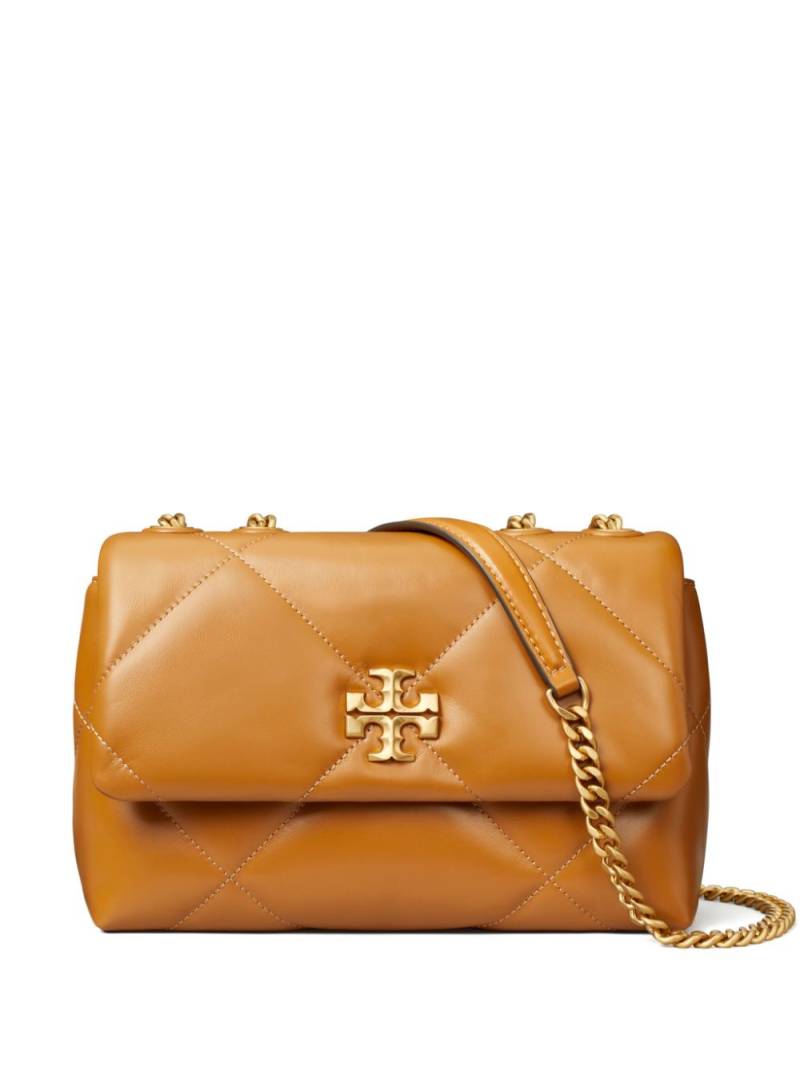 Tory Burch small Kira diamond-quilted convertible shoulder bag - Brown von Tory Burch