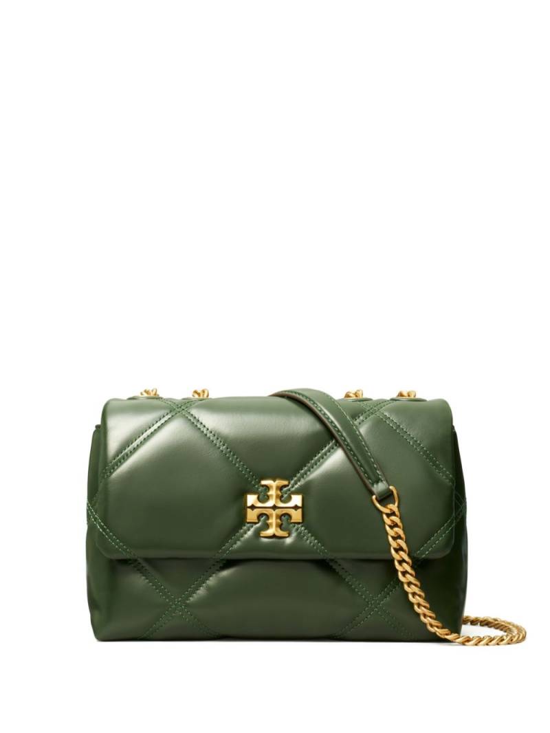 Tory Burch small Kira diamond-quilted convertible shoulder bag - Green von Tory Burch