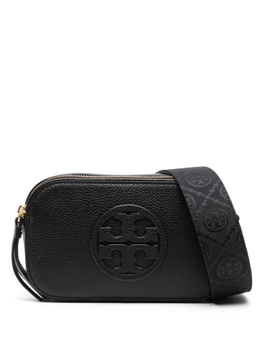 Tory Burch small Miller leather crossbody bag - Black von Tory Burch