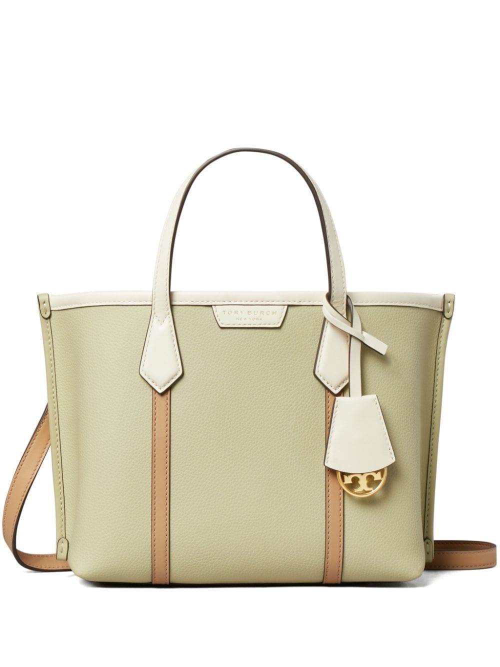 Tory Burch small Perry leather tote bag - Green von Tory Burch