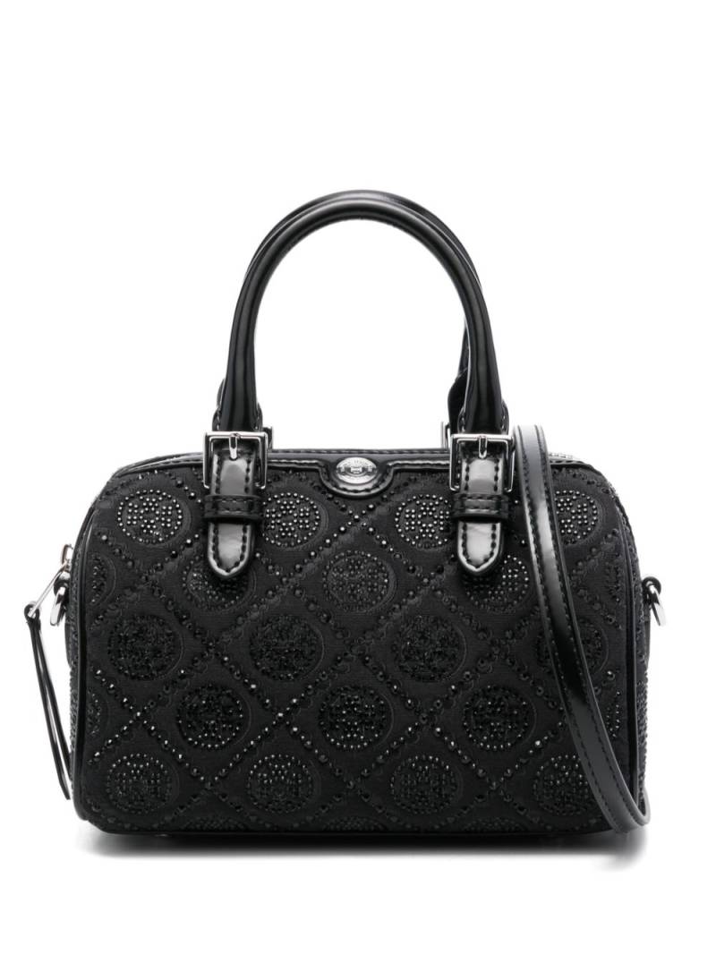 Tory Burch small T Monogram tote bag - Black von Tory Burch