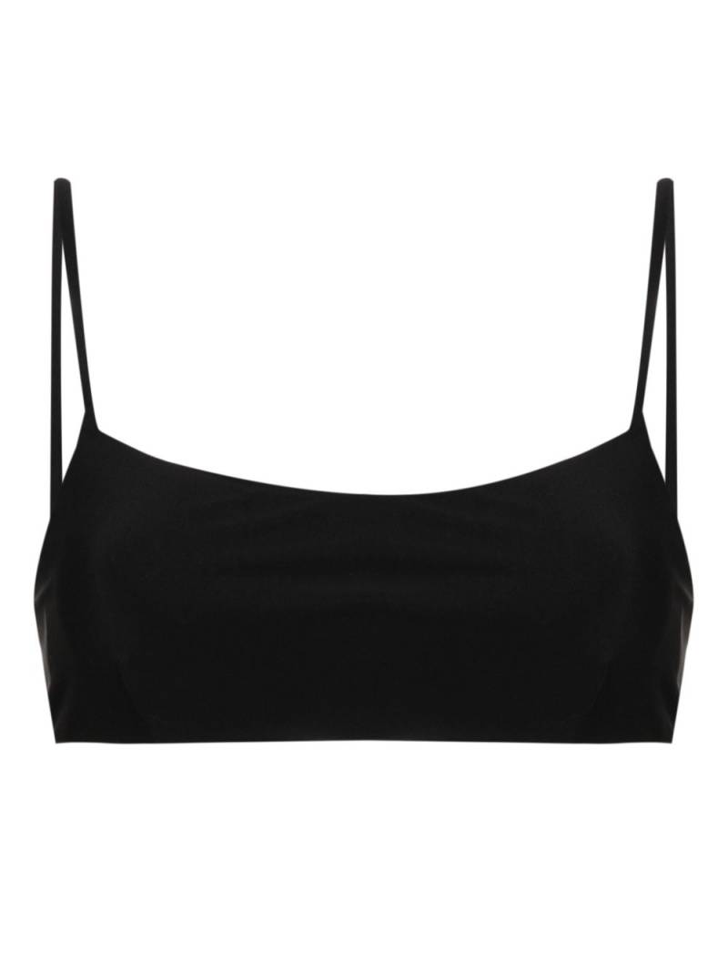 Tory Burch square-neck bikini top - Black von Tory Burch