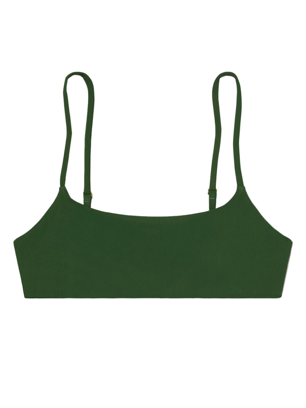 Tory Burch square-neck bikini top - Green von Tory Burch