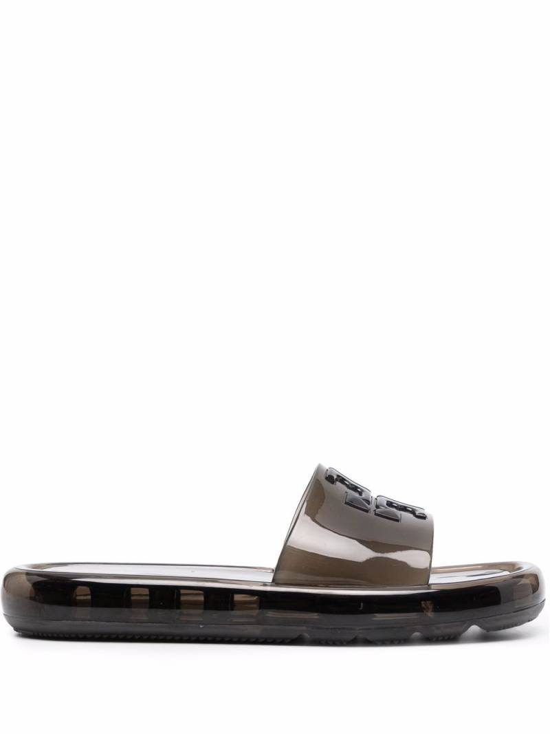 Tory Burch Bubble jelly slides - Black von Tory Burch