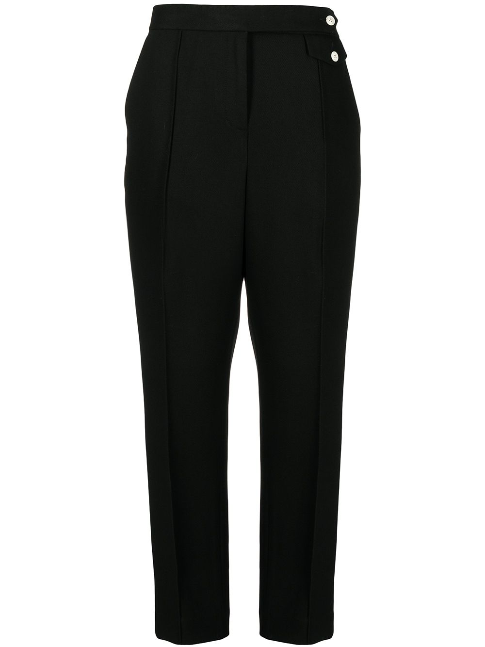 Tory Burch twill crepe trousers - Black von Tory Burch