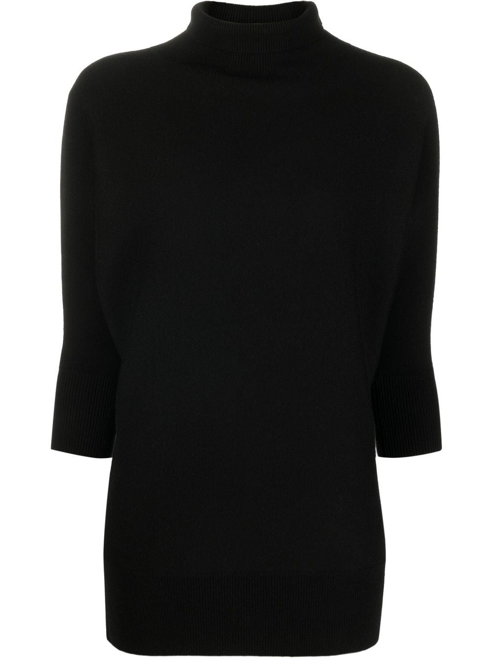 TOTEME Billowing roll-neck jumper - Black von TOTEME