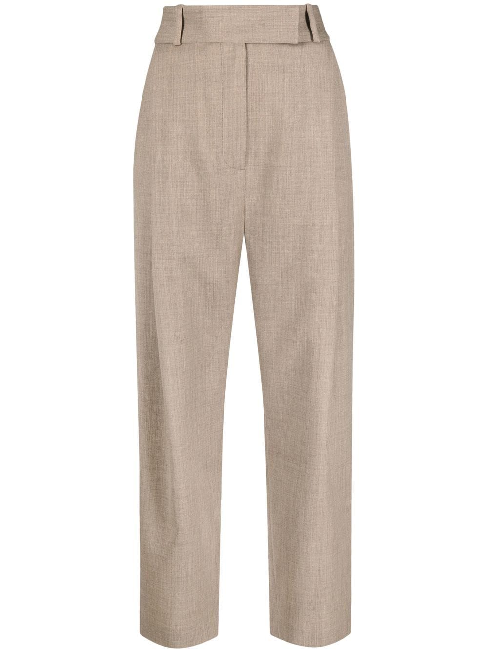 TOTEME Deep Pleat wool trousers - Neutrals von TOTEME