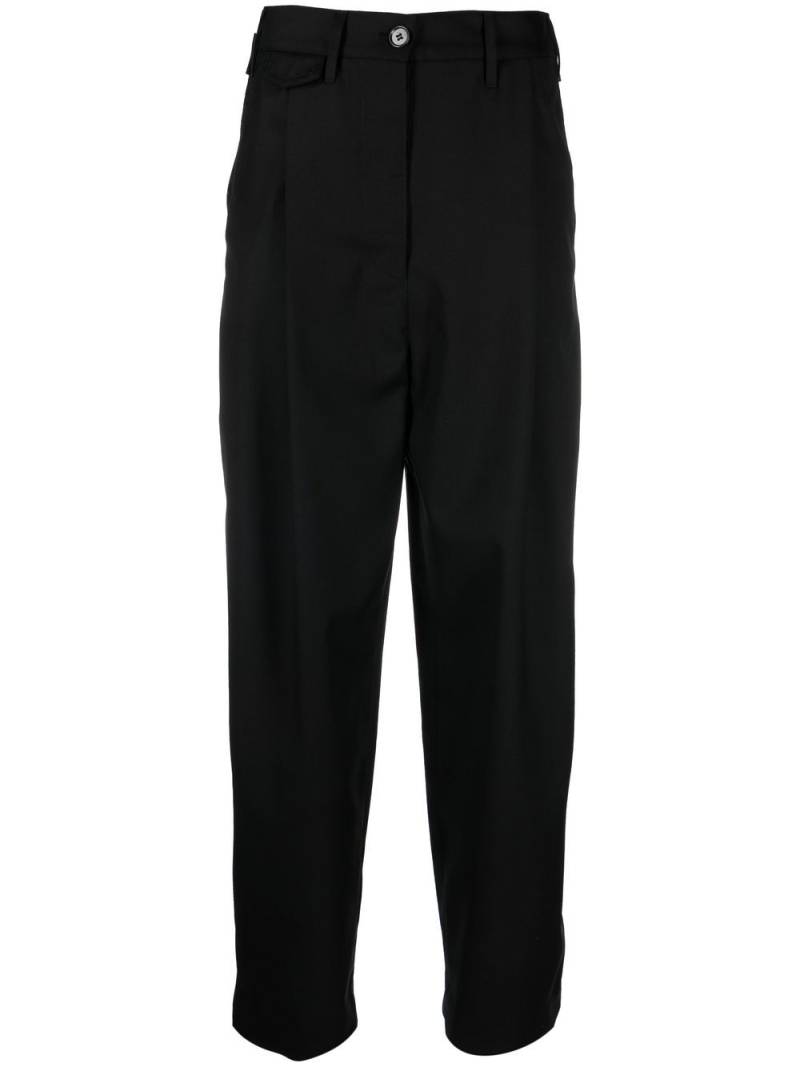 TOTEME high-waisted tailored trousers - Black von TOTEME