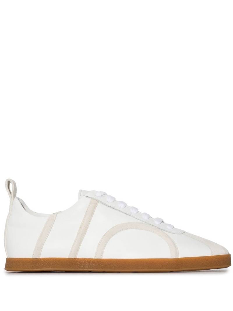 TOTEME The Leather low-top sneakers - White von TOTEME