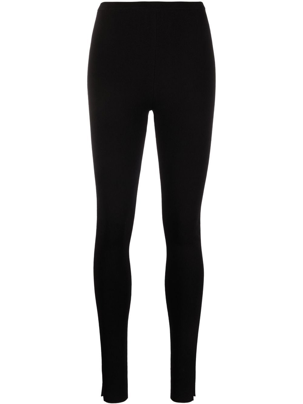 TOTEME mid-rise skinny-cut leggings - Black von TOTEME