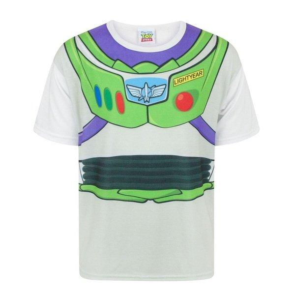 Toy Story - Disney Buzz Lightyear Kostüm TShirt, 116, Weiss von Toy Story