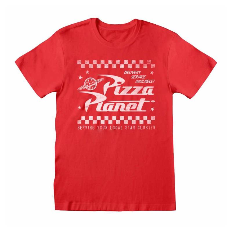 Pizza Planet Tshirt Damen Rot Bunt XXL von Toy Story