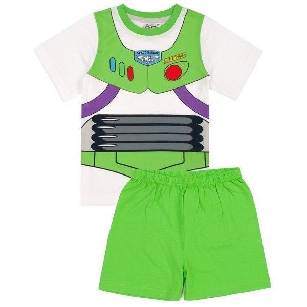 Schlafanzug Mit Shorts Jungen Grün 110 von Toy Story