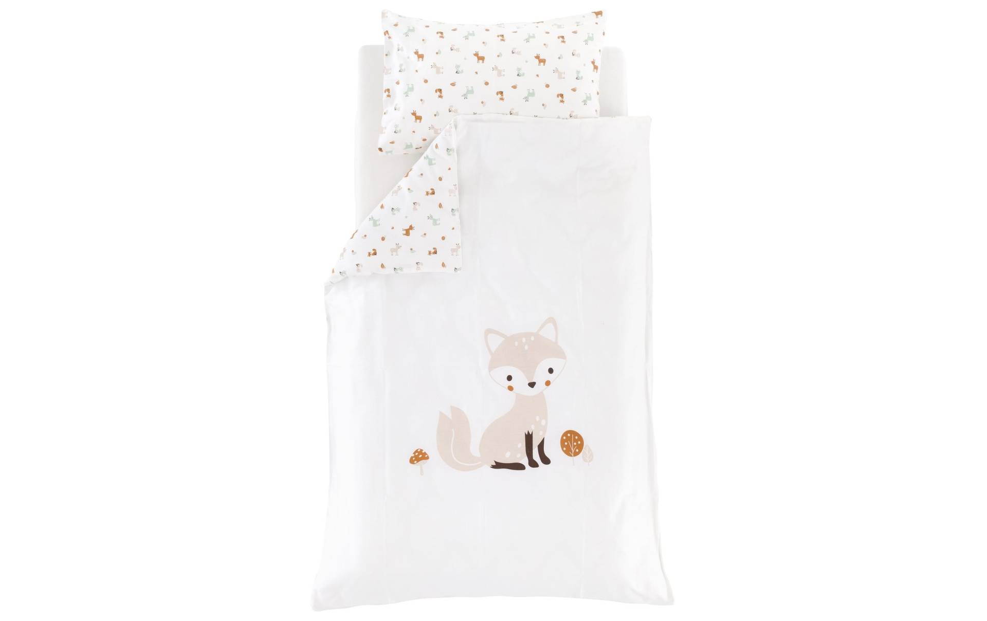Träumeland Kinderbettwäsche »Waldtiere 100 x 135 cm + 40 x 60 cm« Träumeland Kinderbettwäsche »Waldtiere 100 x 135 cm + 40 x 60 cm« von Träumeland