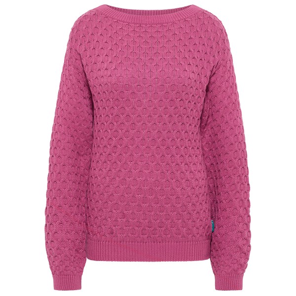 Tranquillo - Women's Gemusterter Strickpullover - Pullover Gr M rosa von Tranquillo