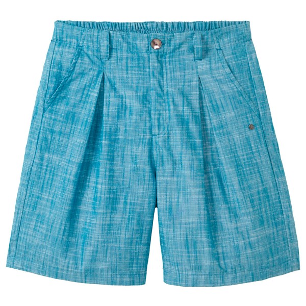 Tranquillo - Women's High Waist Shorts in Leinenoptik - Shorts Gr 40 türkis/blau von Tranquillo