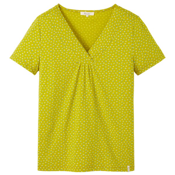 Tranquillo - Women's Jersey-Shirt mit V-Ausschnitt - T-Shirt Gr XL gelb von Tranquillo