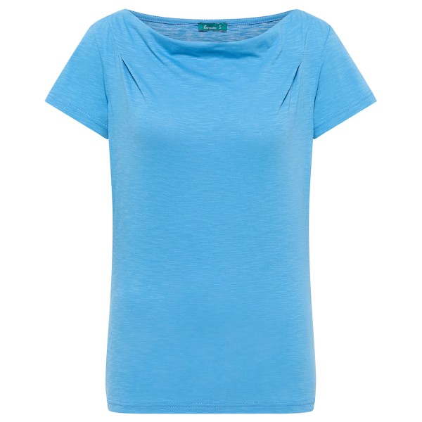 Tranquillo - Women's Jersey-Shirt mit Wasserfallausschnitt - T-Shirt Gr L;M;S;XL;XS blau;orange;rosa von Tranquillo