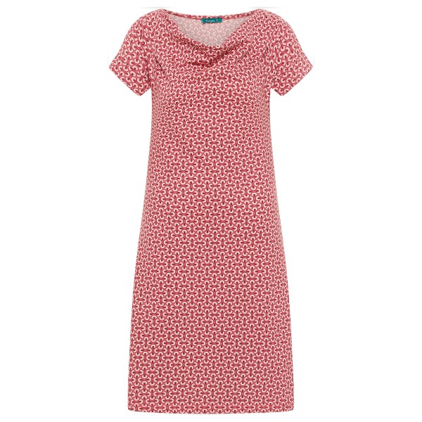 Tranquillo - Women's Kleid mit Wasserfallausschnitt - Kleid Gr XS rosa von Tranquillo